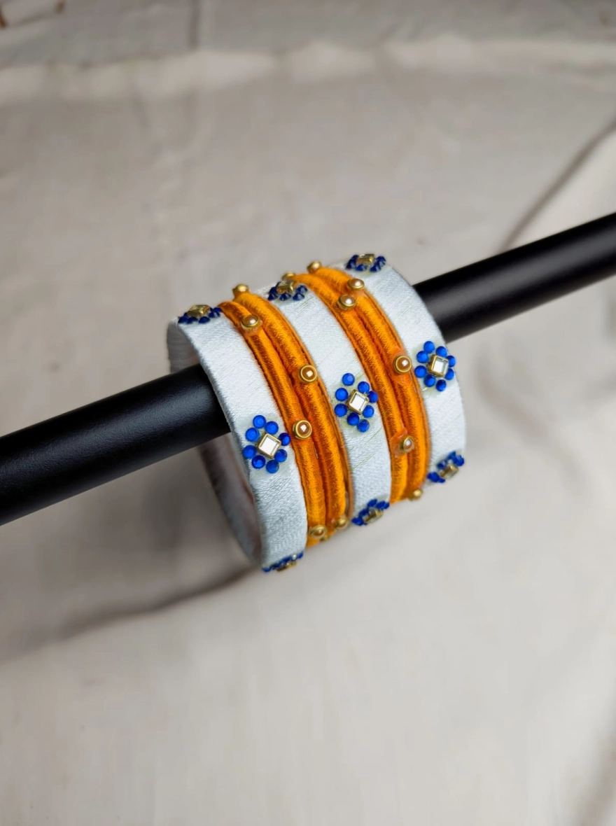 Skyline Bloom Bangle Set