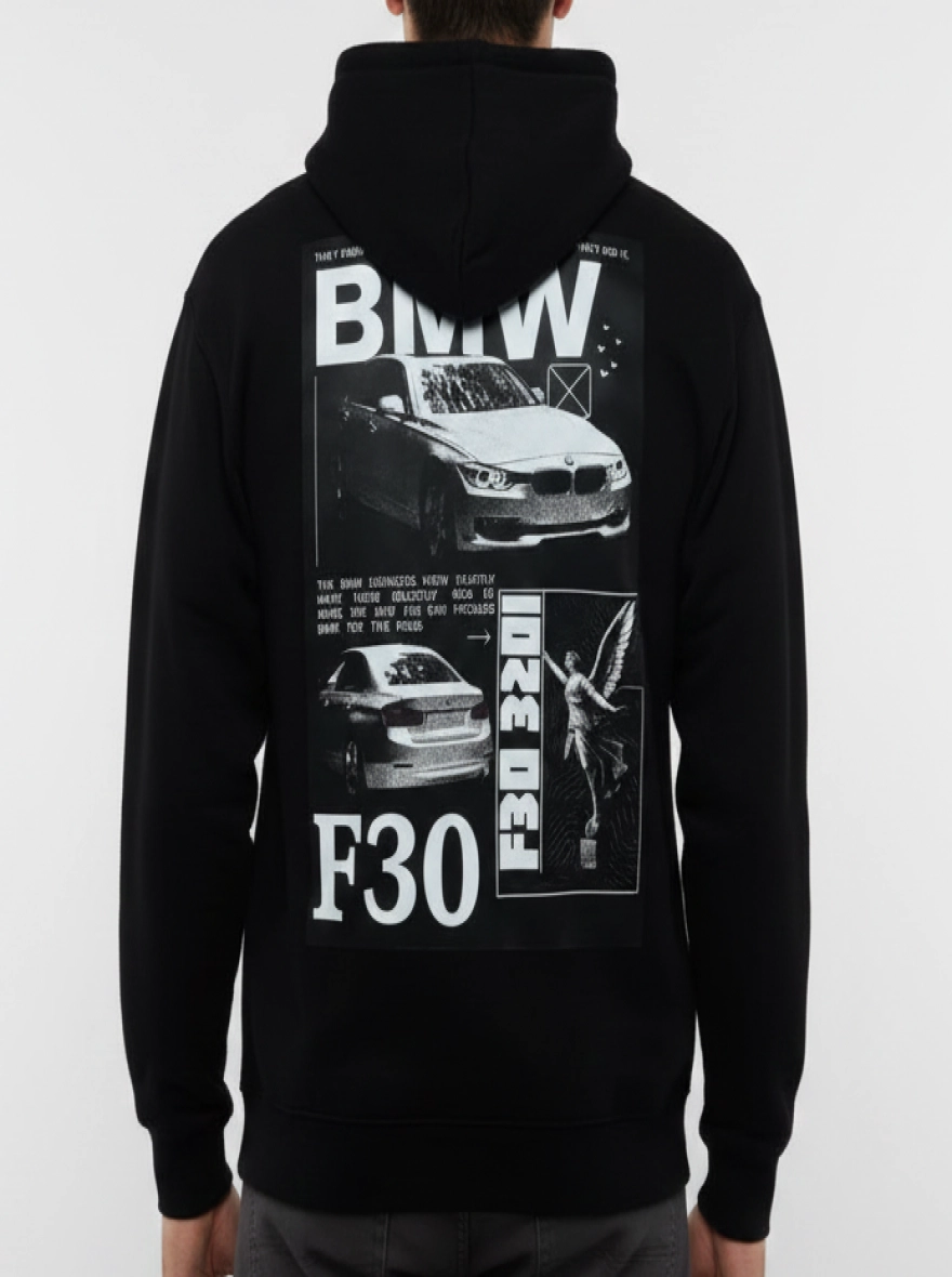 BMW F30 Graphic Printed Unisex Hoodie