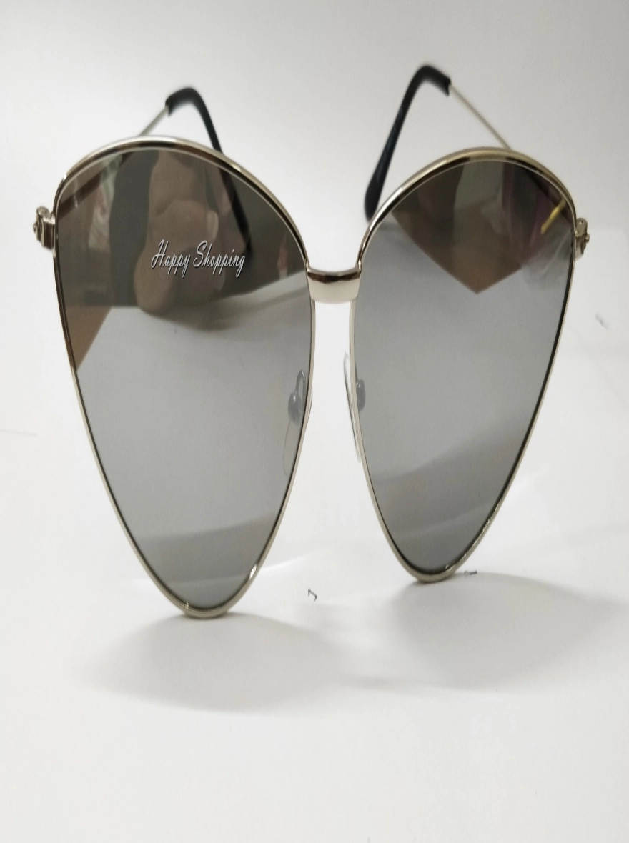 Rimless Rectangle Gradient Sunglasses