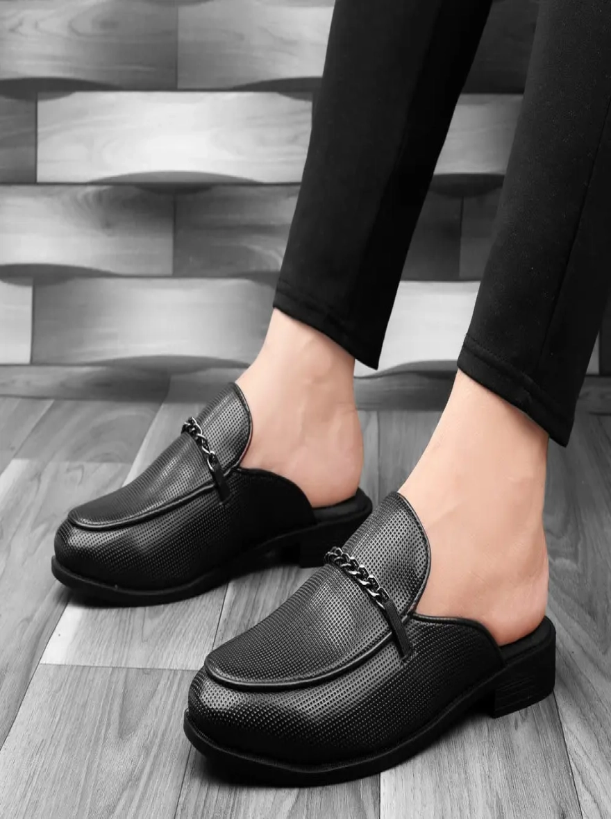 RS Super Men's Premium Leather Haf Shoes