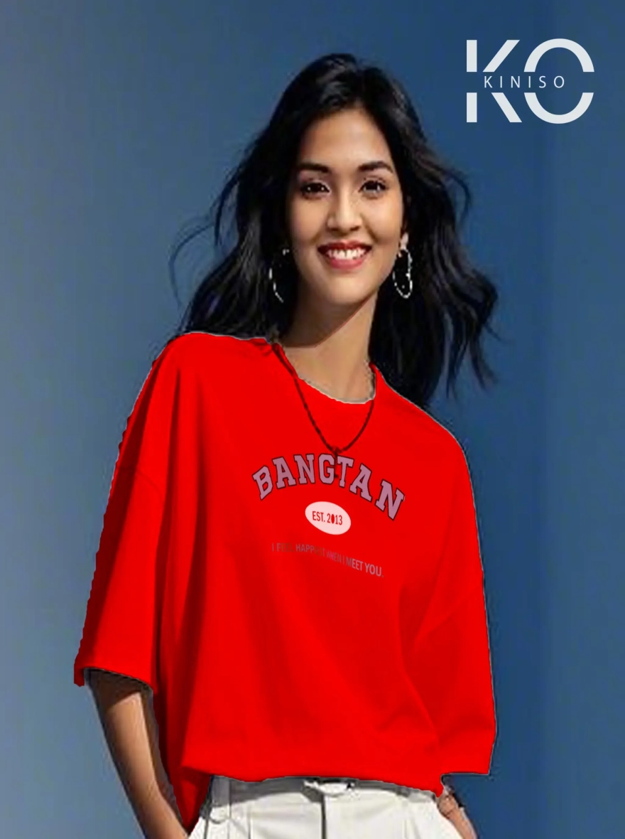 K-pop T-shirt with Bangtan Est 2013 Print