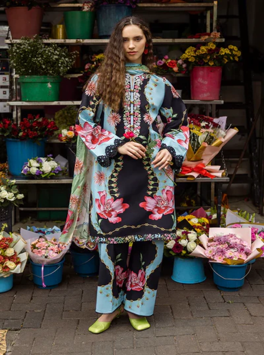 Mushq - Renata 3 Piece Printed Lawn Suit -Unstitehed