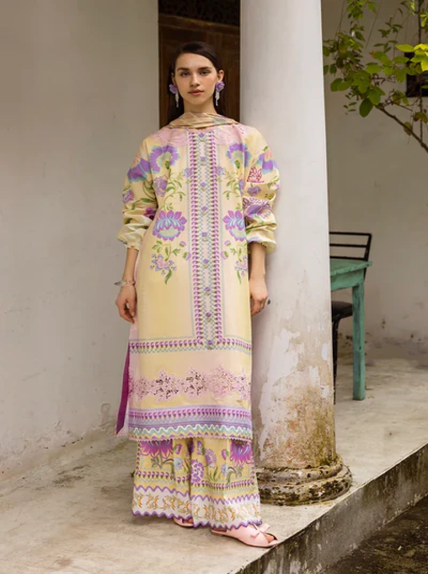 Dulcina – 3 Piece Printed Lawn Suit -Unstitehed
