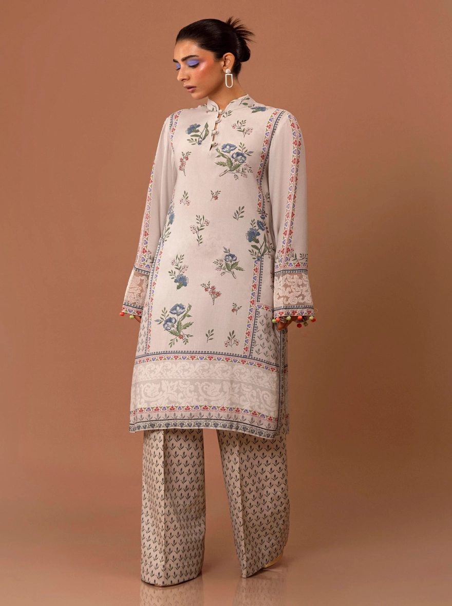 Sana Safinaz Mahay – Digital Printed Linen & Cambric Two-Piece Suit-unstitched