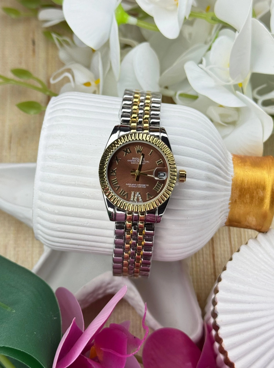 Rolex Lady-Datejust 28 Everose Gold Chocolate Dial