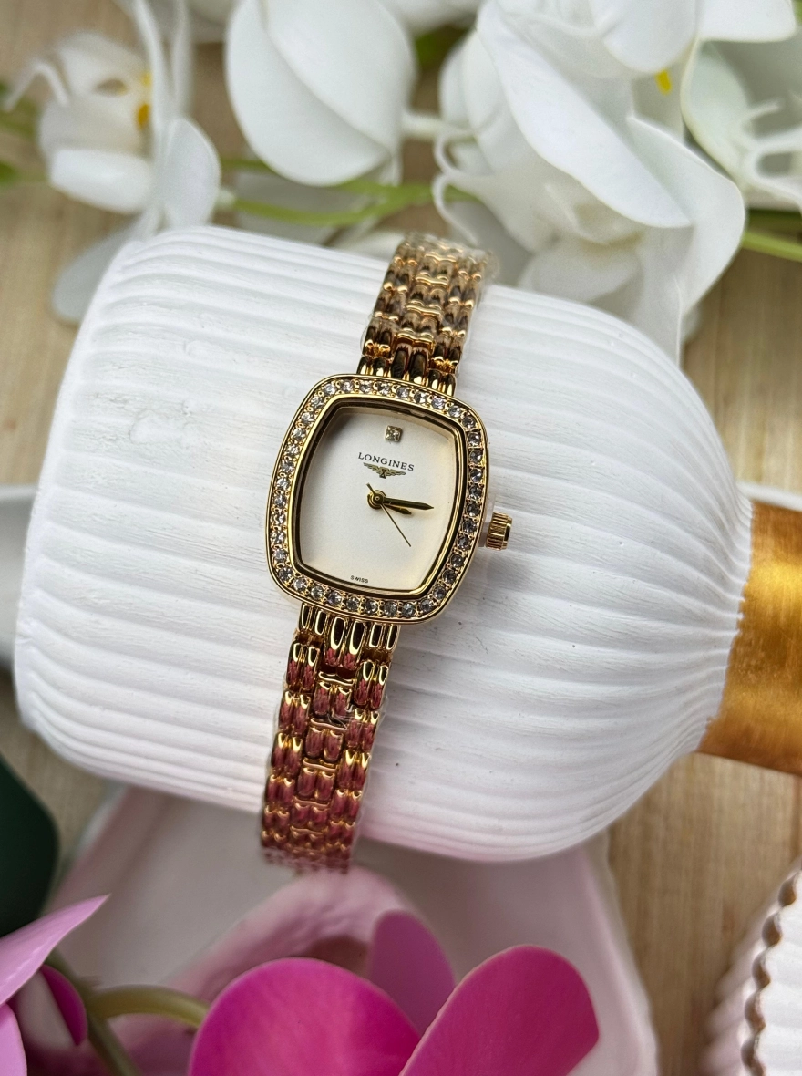 Longines DolceVita 18K Yellow Gold Quartz Watch