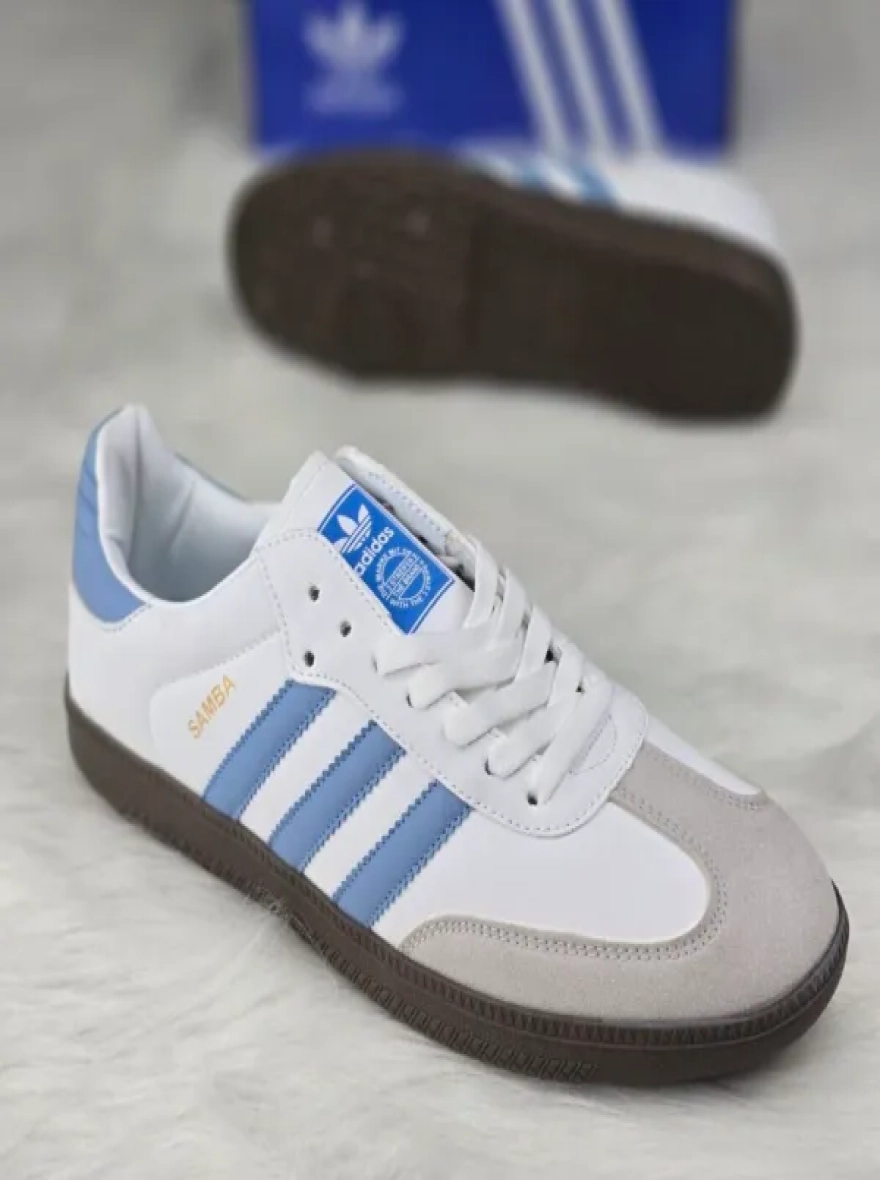 Adidas Samba Blue Sneakers – OEM Grade