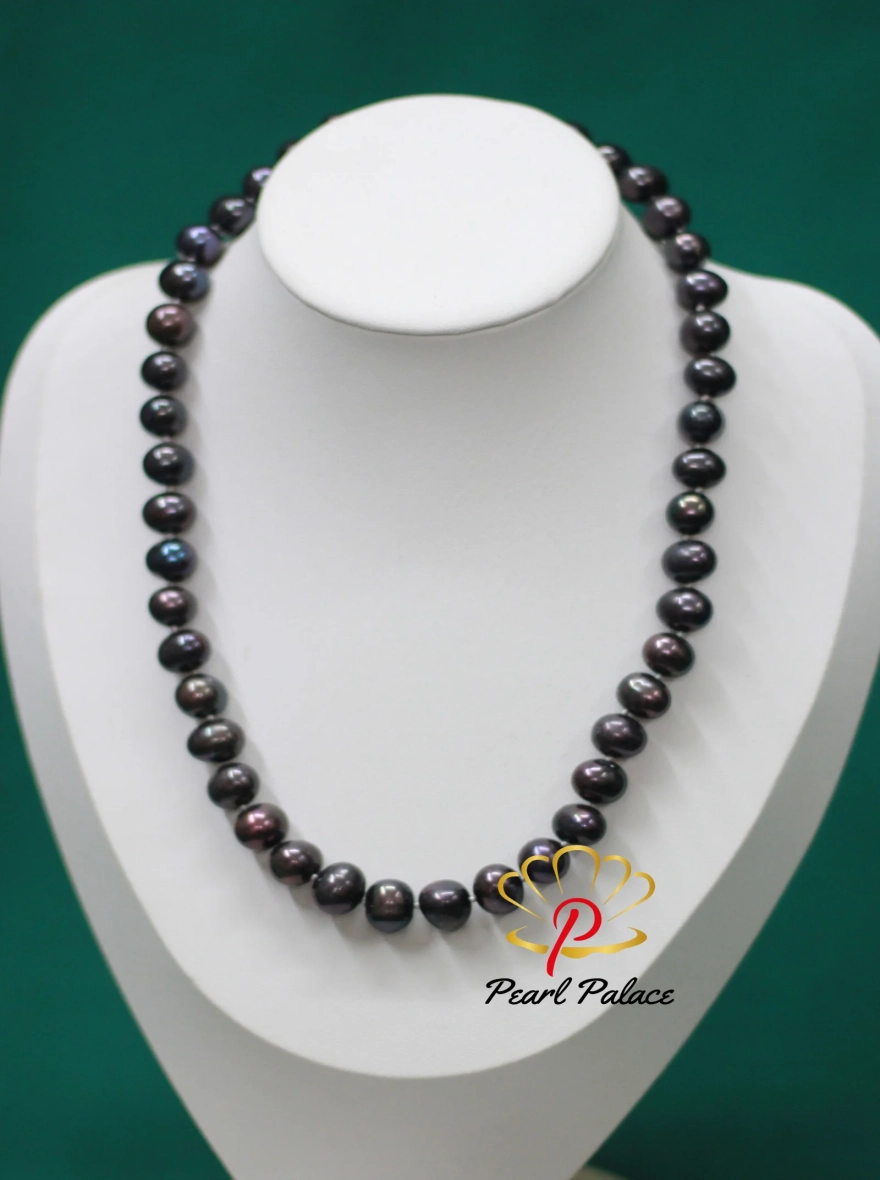 Midnight Noir AAA Freshwater Pearl Strand