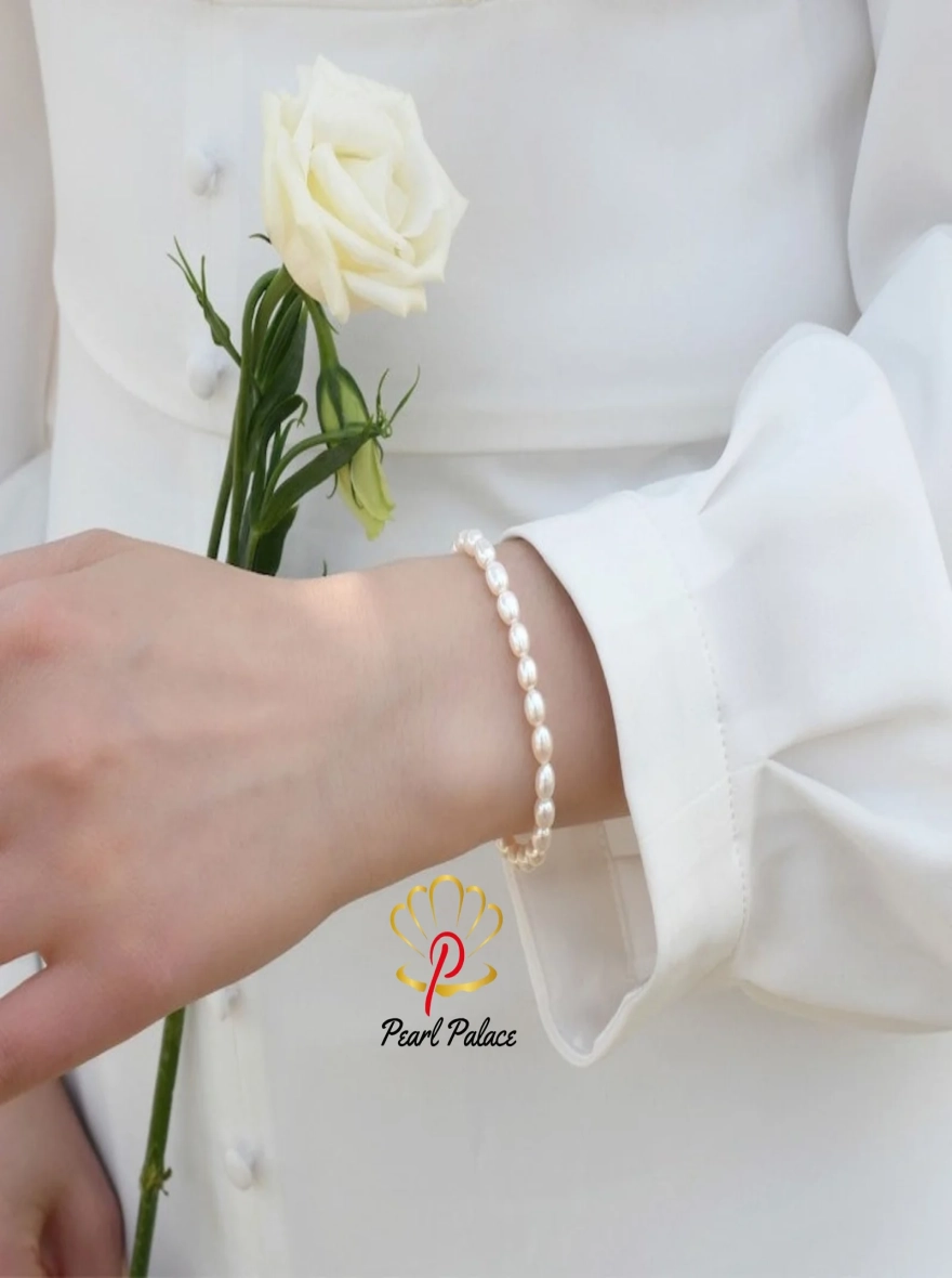 Elastic Freshwater Pearl Bracelet