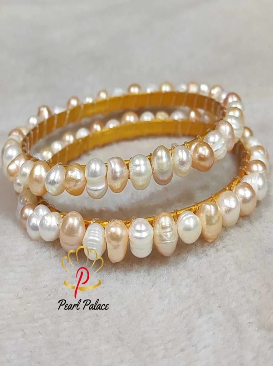 White Freshwater Pearl Churi