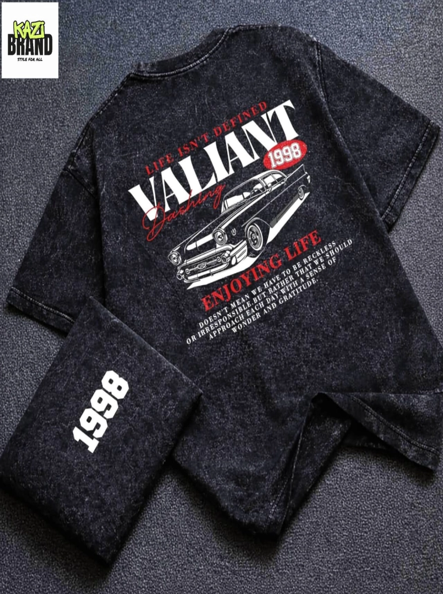 NARUTO UZUMAKI" Acid Wash Premium Drop Shoulder T-Shirt