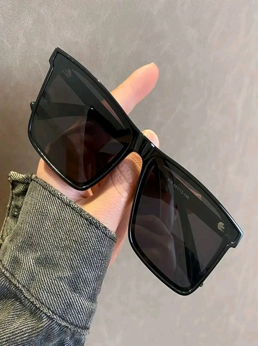 Premium Polarized Square Sunglasses for Men – UV400 Protection Alloy Frame