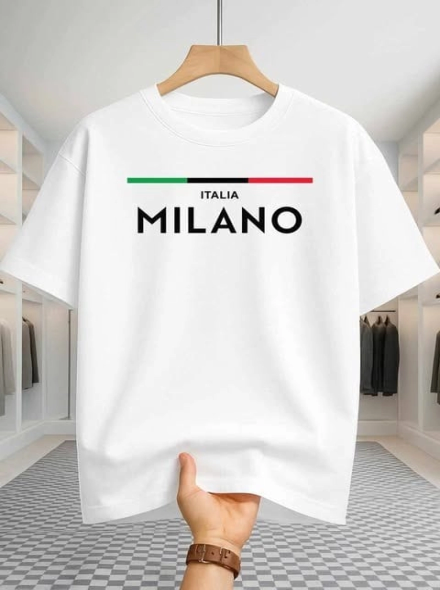 Milano Italia Signature White Tee