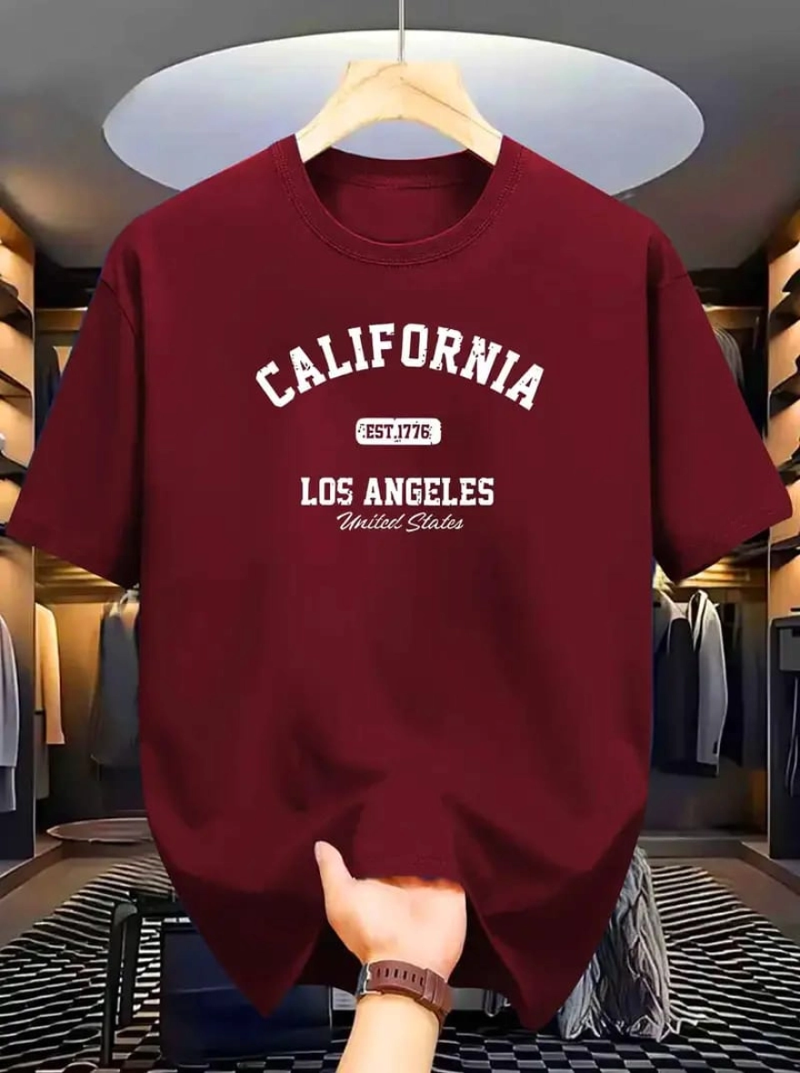 California Los Angeles Varsity Maroon Tee