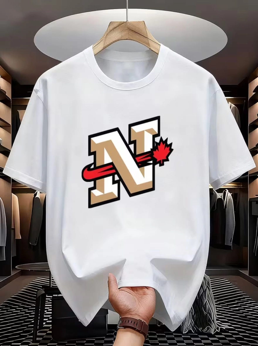 Canadian "N" Varsity White Tee