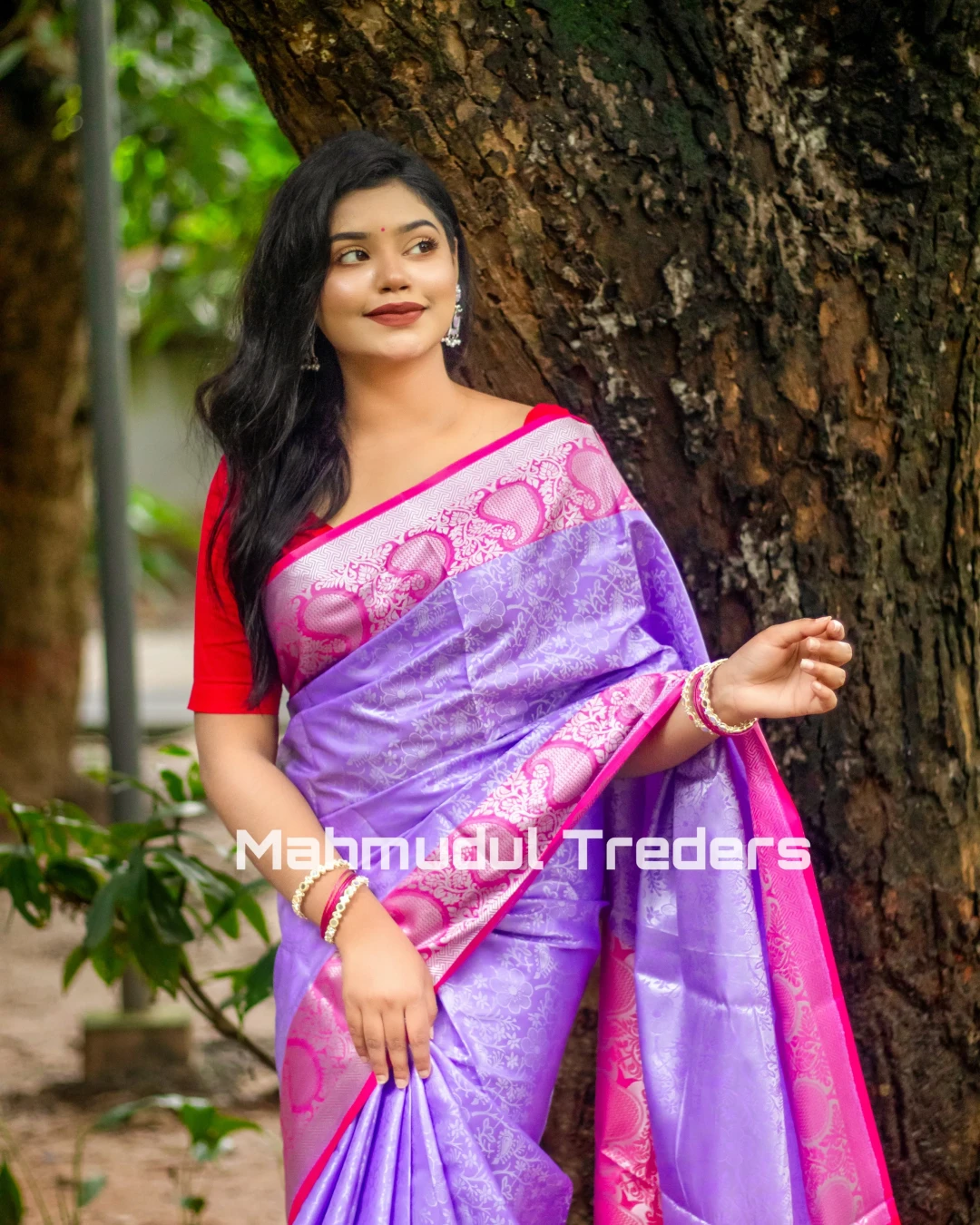 Kanji Silk Katan Saree - Heritage Threadwork Edition