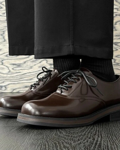 Premium Men’s British Style Leather Shoes – Elite Wedding & Party Collection