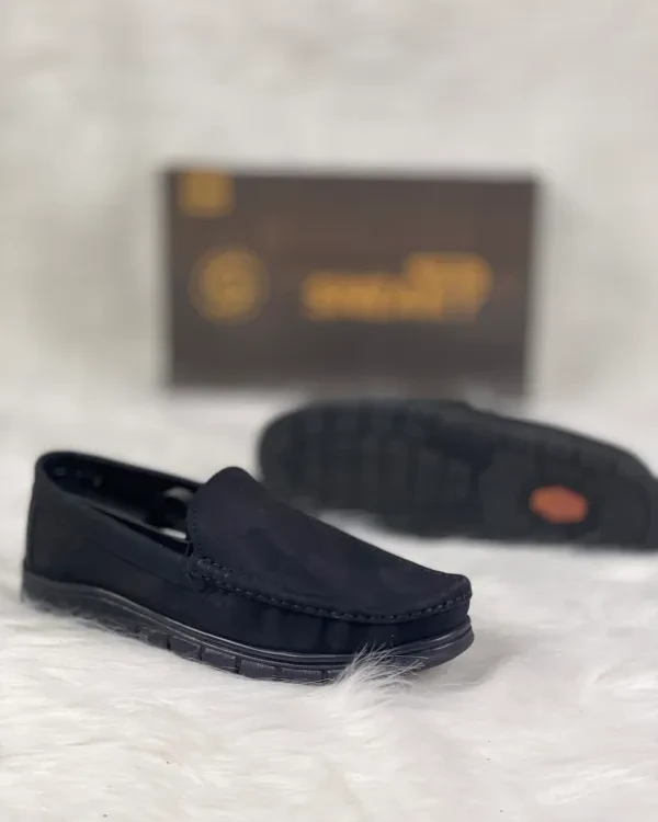 Royal Cob_Casual Black Loafer_Genuine Leather_Men