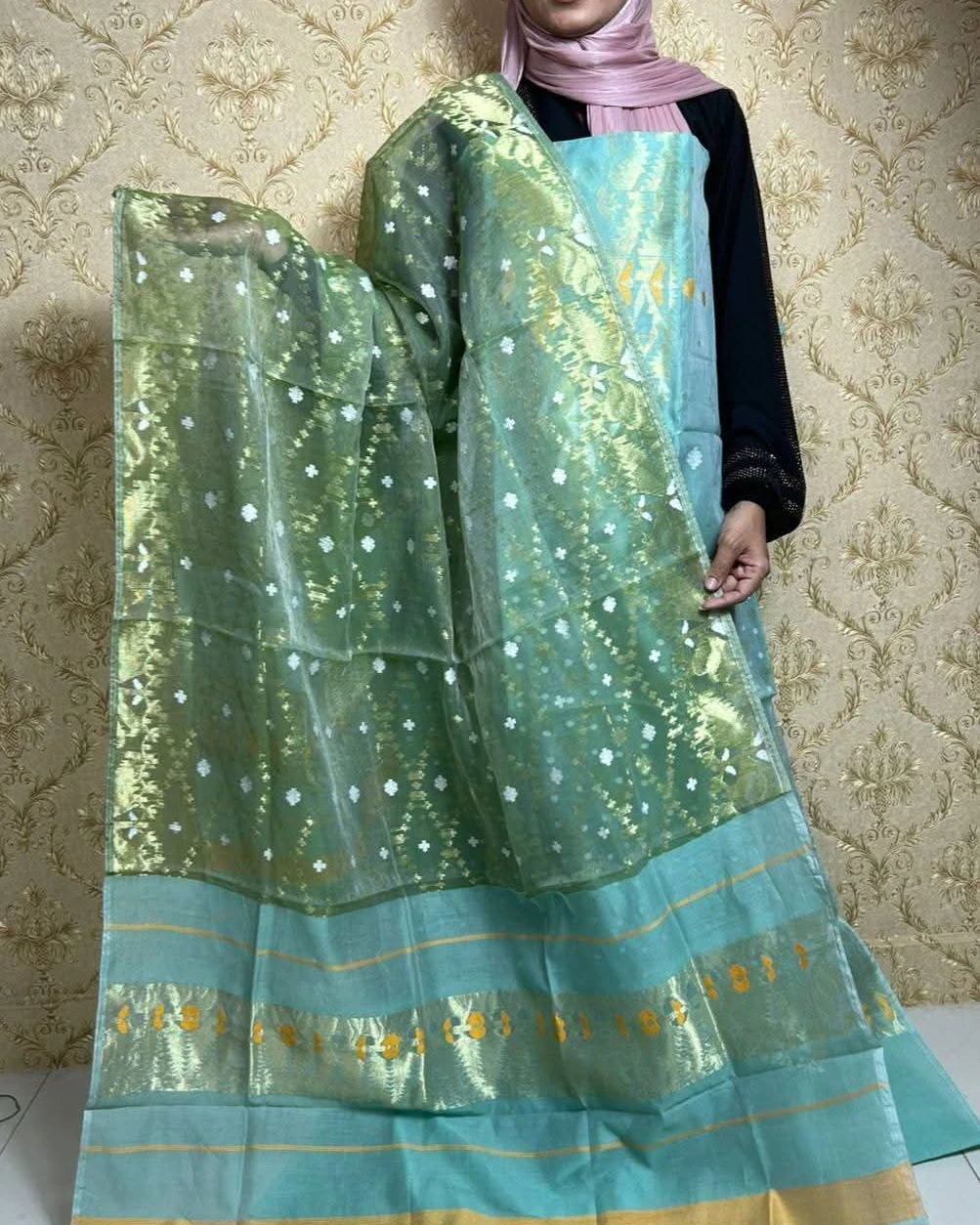 Glaze Tangail Tencel Jamdani