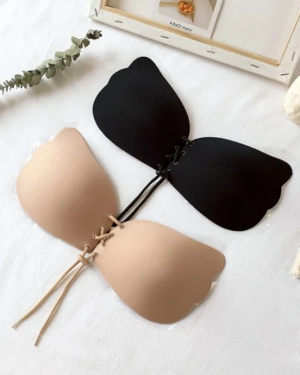 Butterfly Wings Wireless Silicone Push up Bra