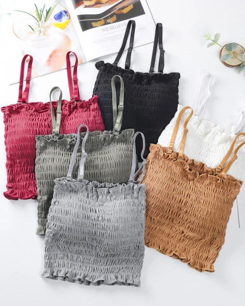 China Cemi Crop Top Bra