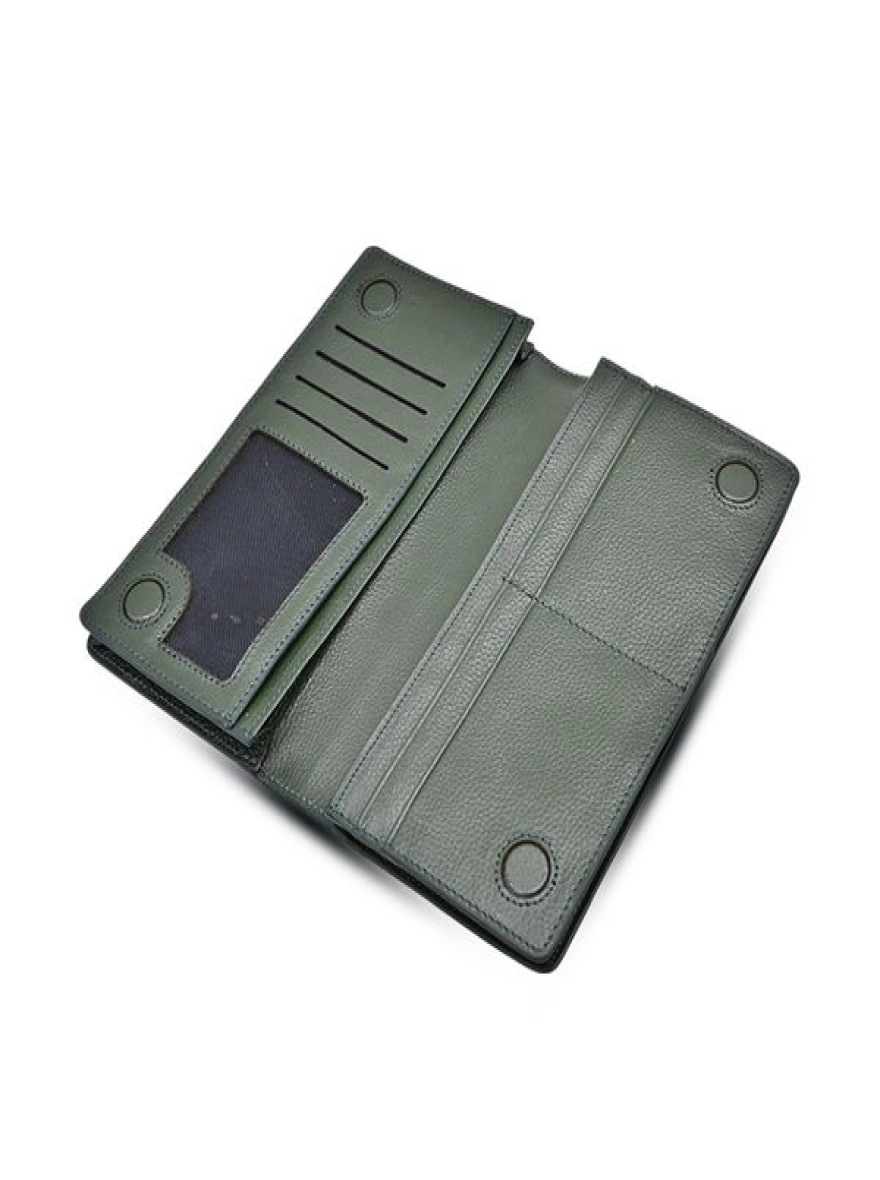 ProX High Quality Original Cow Leather Wallet_PW-2708 Deep Green