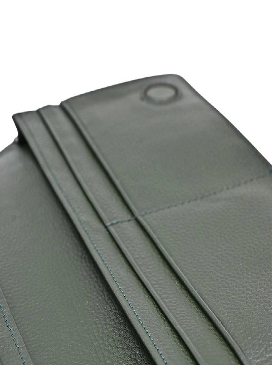 ProX High Quality Original Cow Leather Wallet_PW-2708 Deep Green