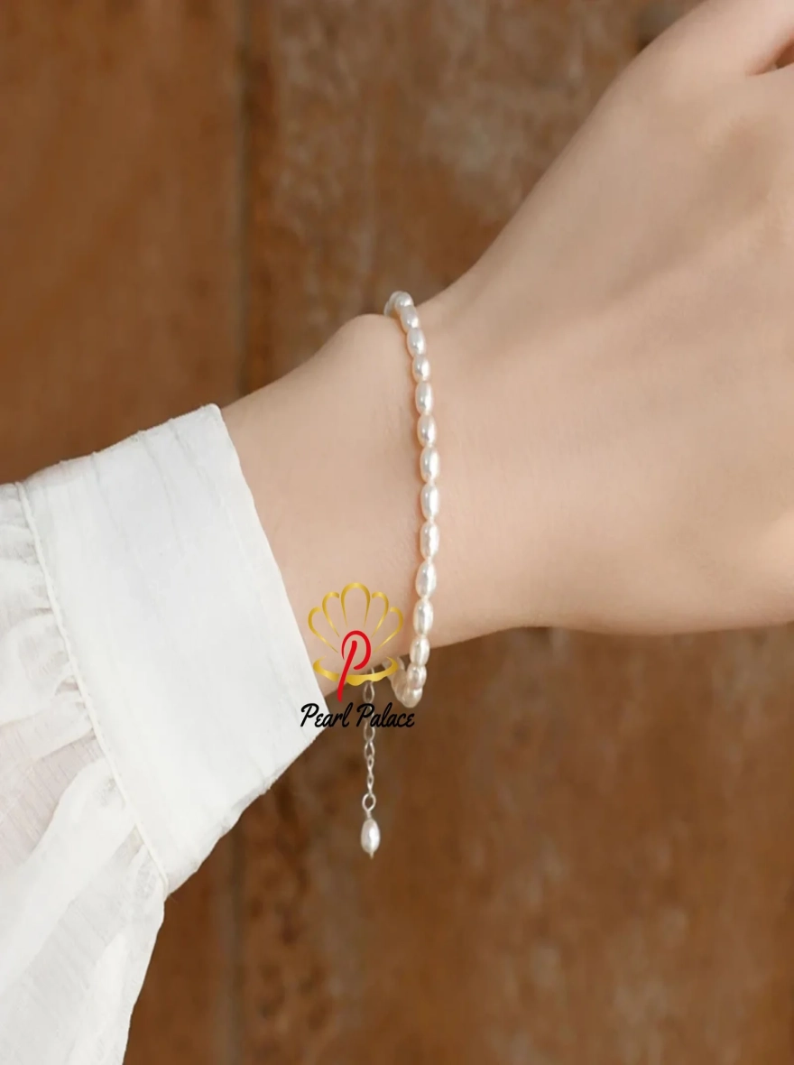 Natural Freshwater Pearl Bridal Jewelry Sets for Women Wedding 925 Sterling Silver Jewelry