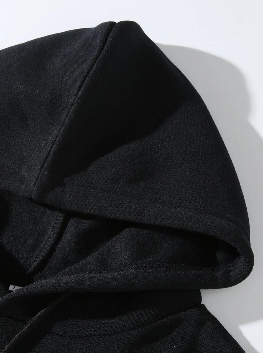 Honda Graphic Printed Soft Unisex Black Hoodie