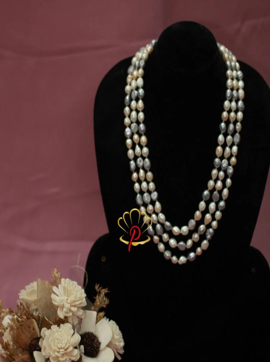Exclusive Multi-Layer Baroque Pearl Necklace