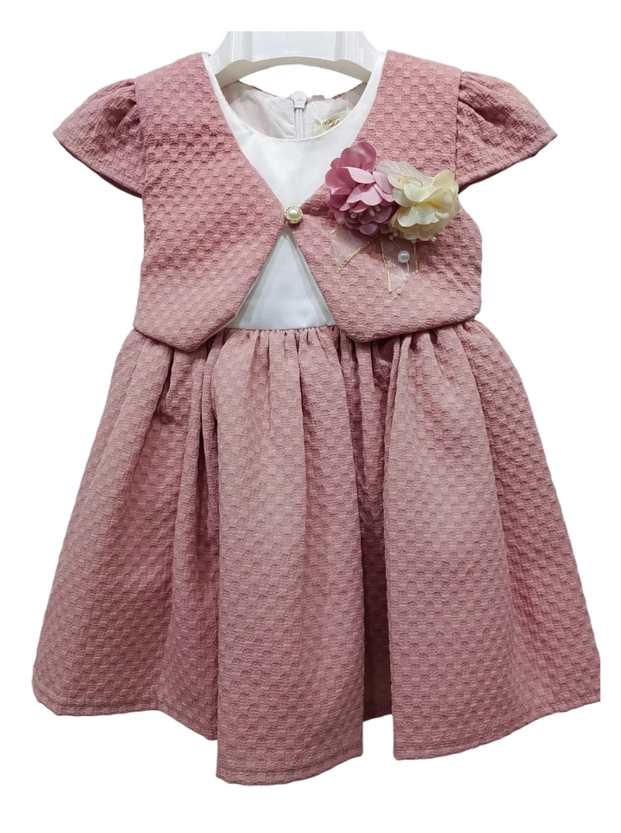 Royal Azure Textured Occasion Dress