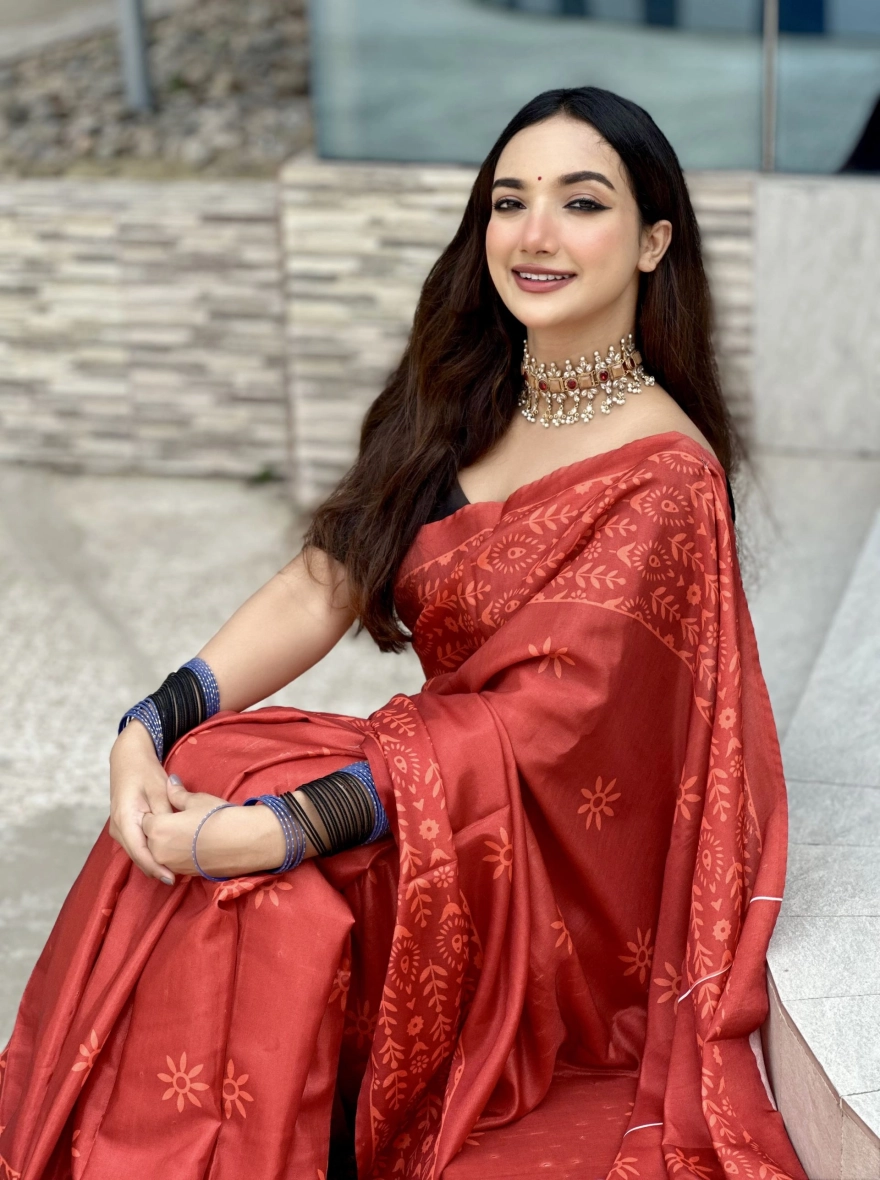 Chandramallika Digital Print – Premium Soft Silk Sharee