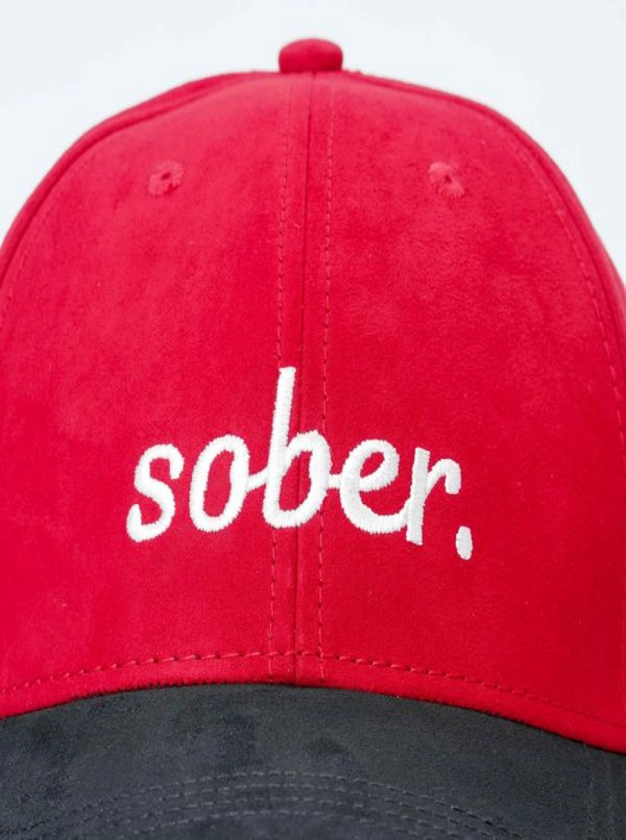 Episodes Sober Red Suede Cap