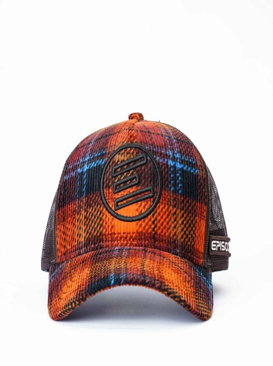 Episodes Retro Flame Corduroy Flannel Cap