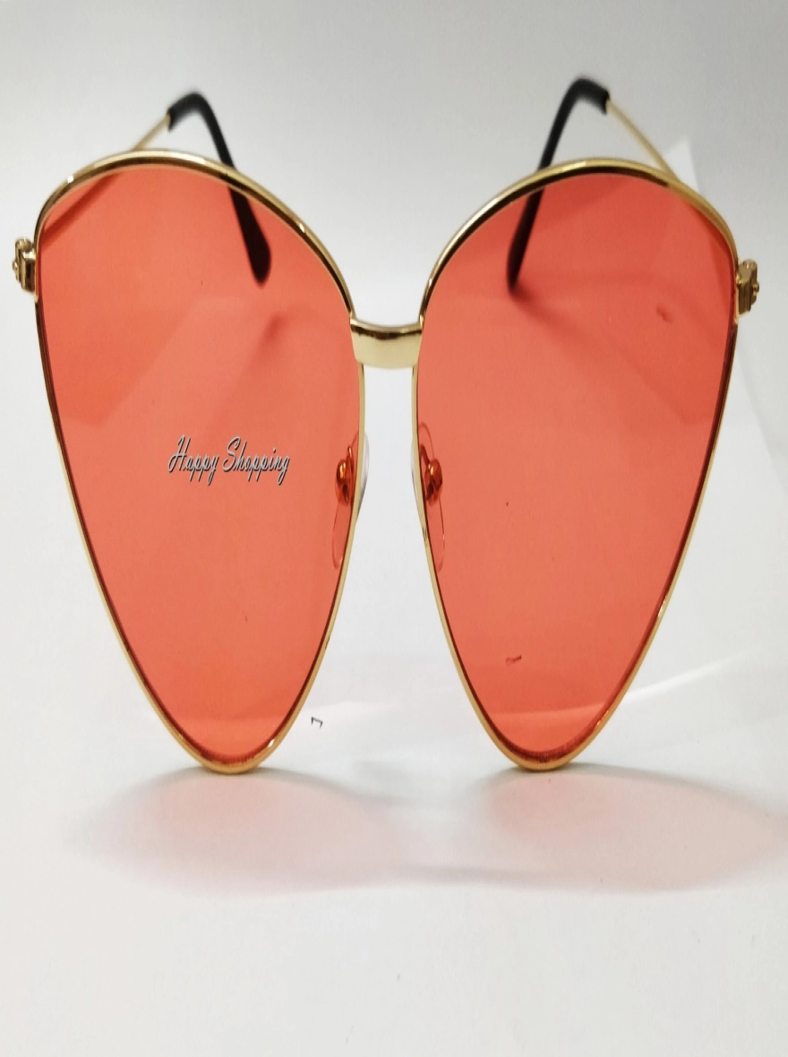 Rimless Rectangle Gradient Sunglasses