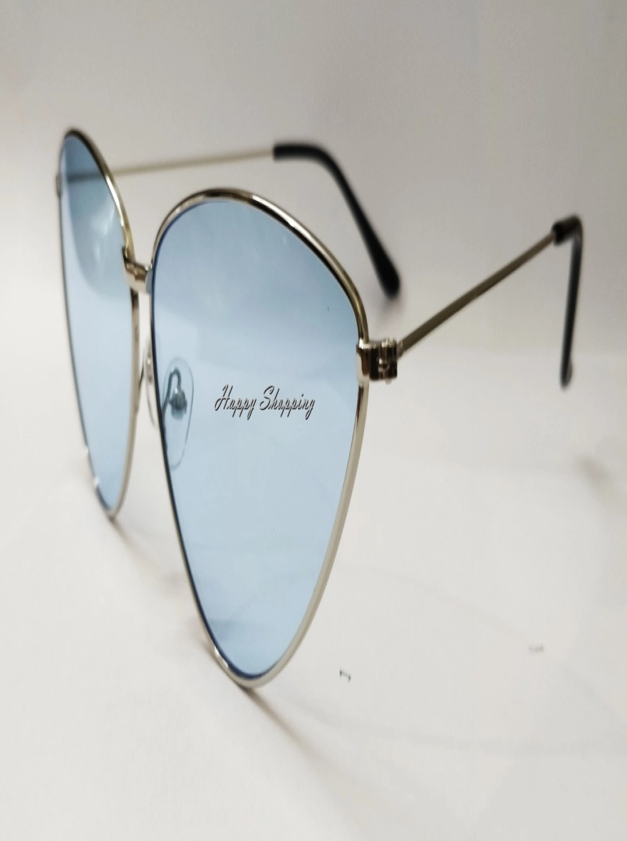 Rimless Rectangle Gradient Sunglasses