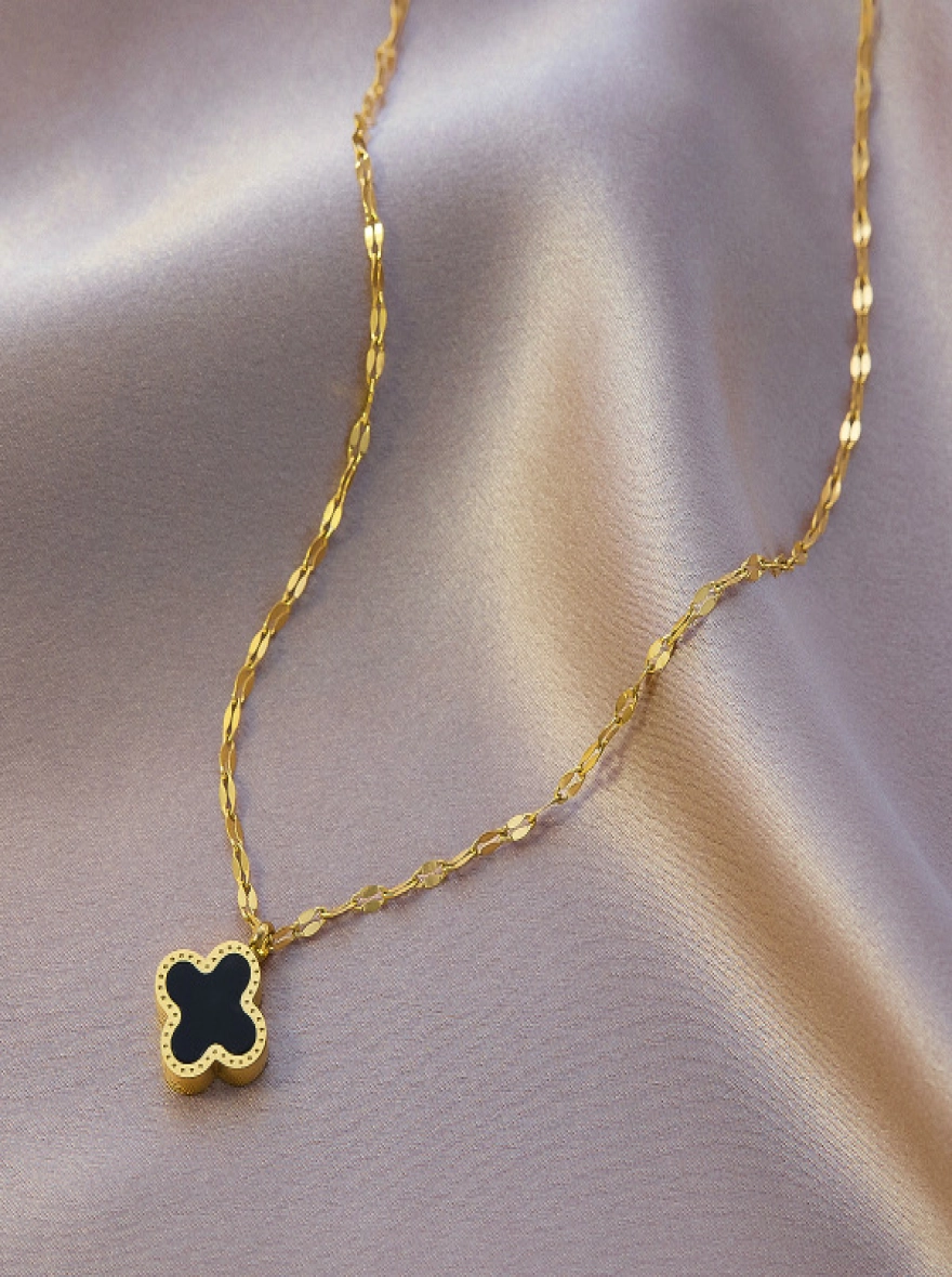 Gold-Plated Minimalist Pendant Necklace