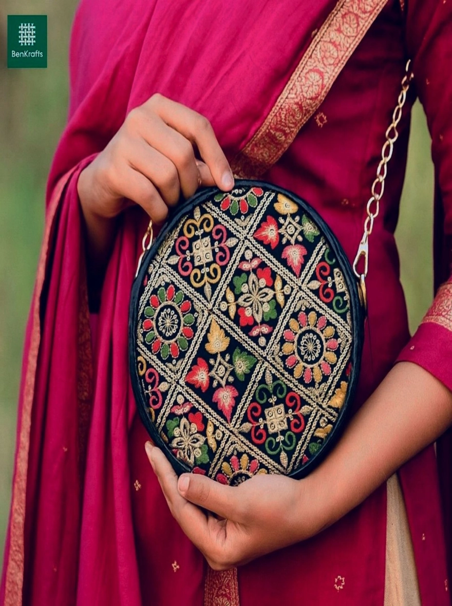 Mosaic Heritage Circle Bag