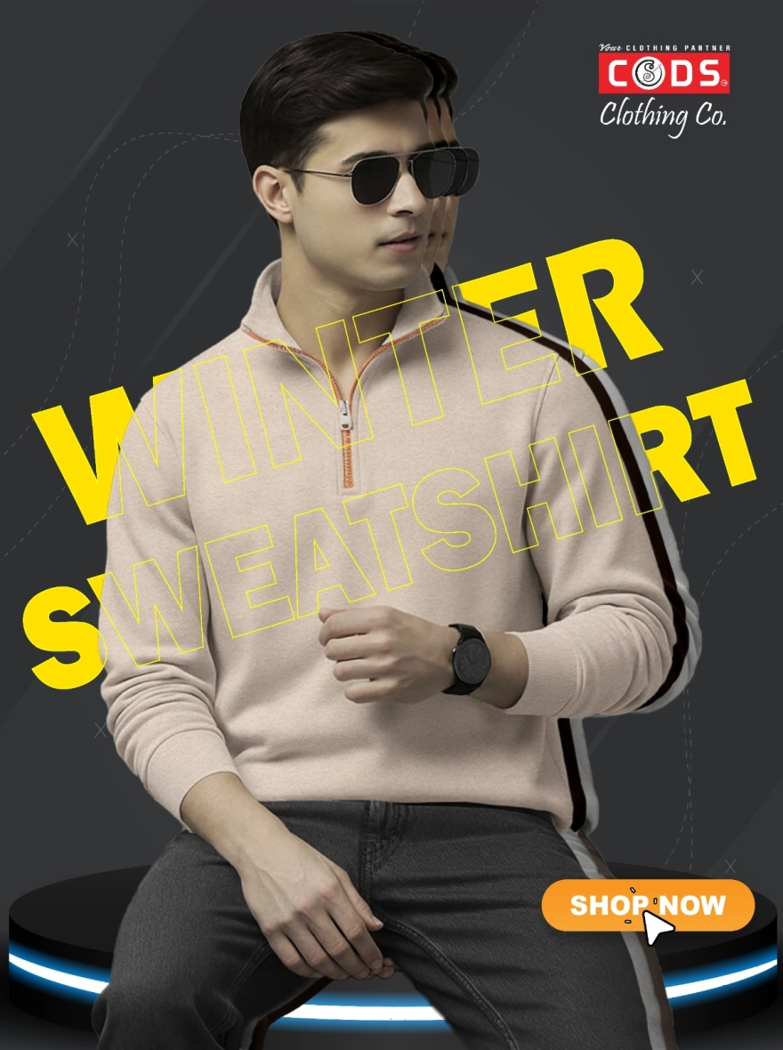 Premium High-Neck Sweatshirt | Signature Metal Zipper