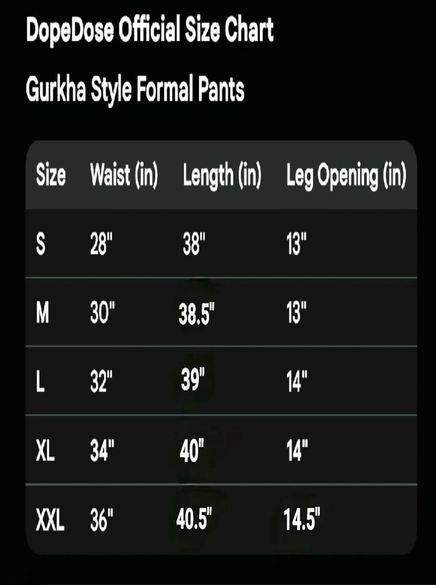 Sand Beige Signature Gurkha Trousers