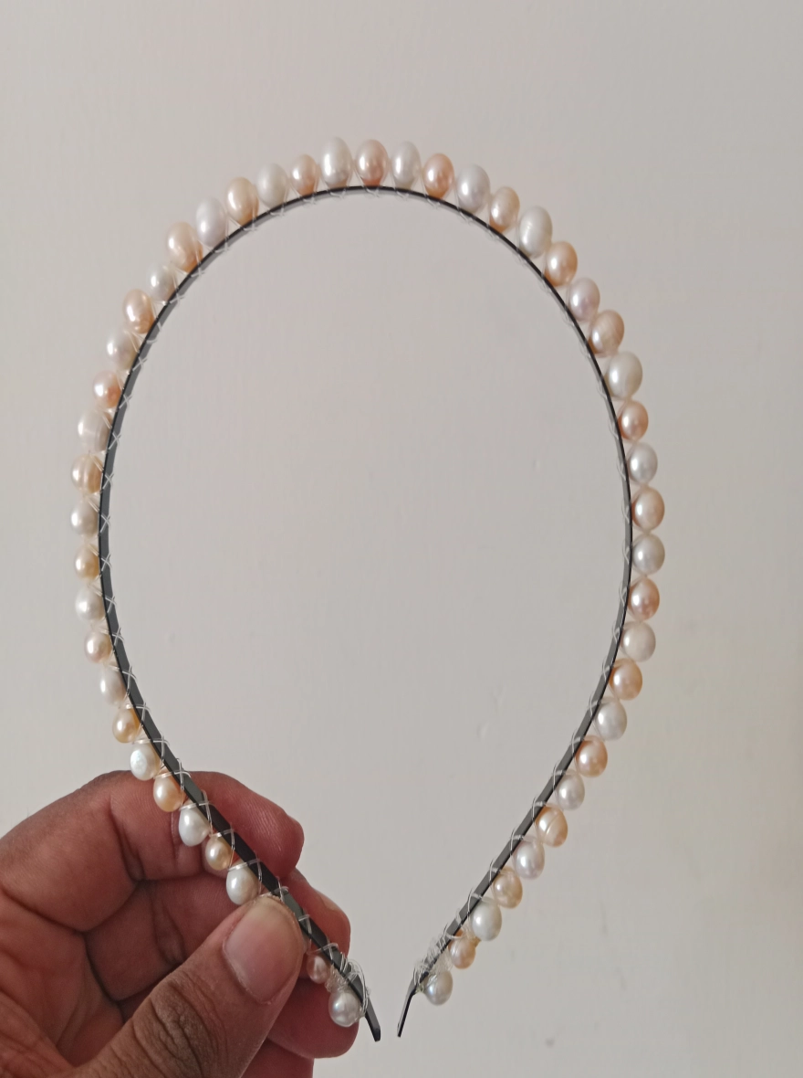Original pearl Hair Band  Adjustable 