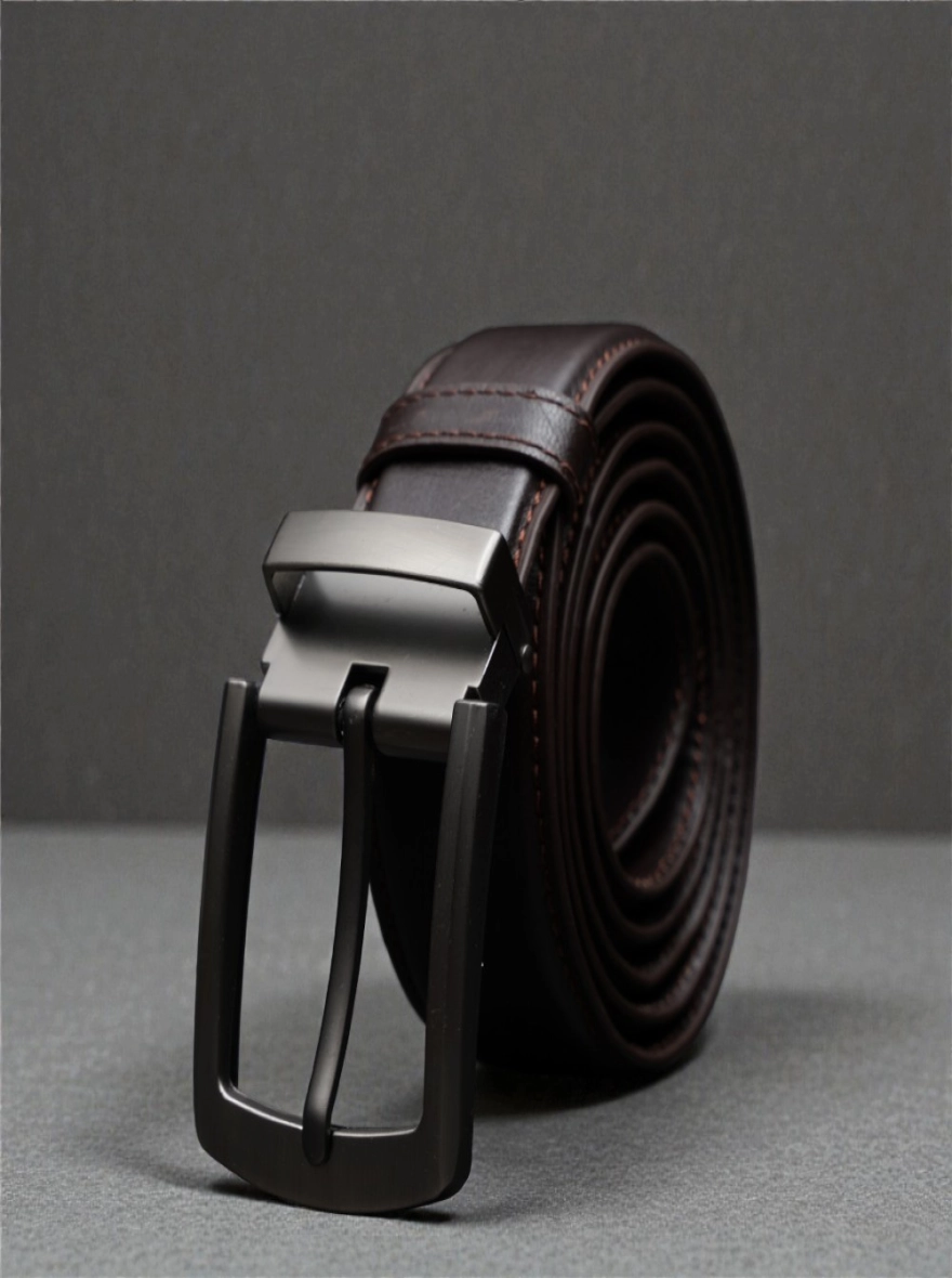 Zays Handcrafted Genuine Leather Belt for Men – Premium Quality, Adjustable, Stylish Chocolate and Black