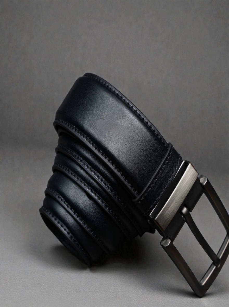 Zays Handcrafted Genuine Leather Belt for Men – Premium Quality, Adjustable, Stylish Chocolate and Black