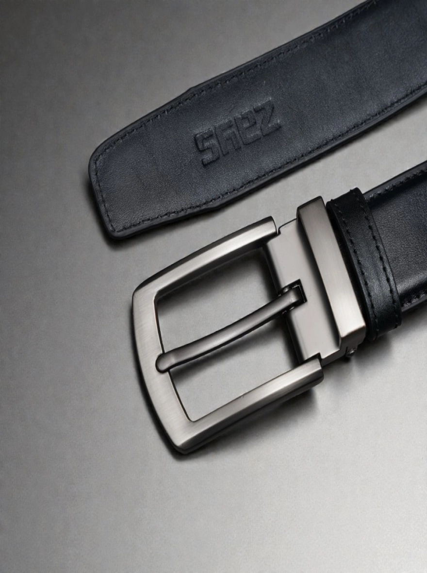 Zays Handcrafted Genuine Leather Belt for Men – Premium Quality, Adjustable, Stylish Chocolate and Black