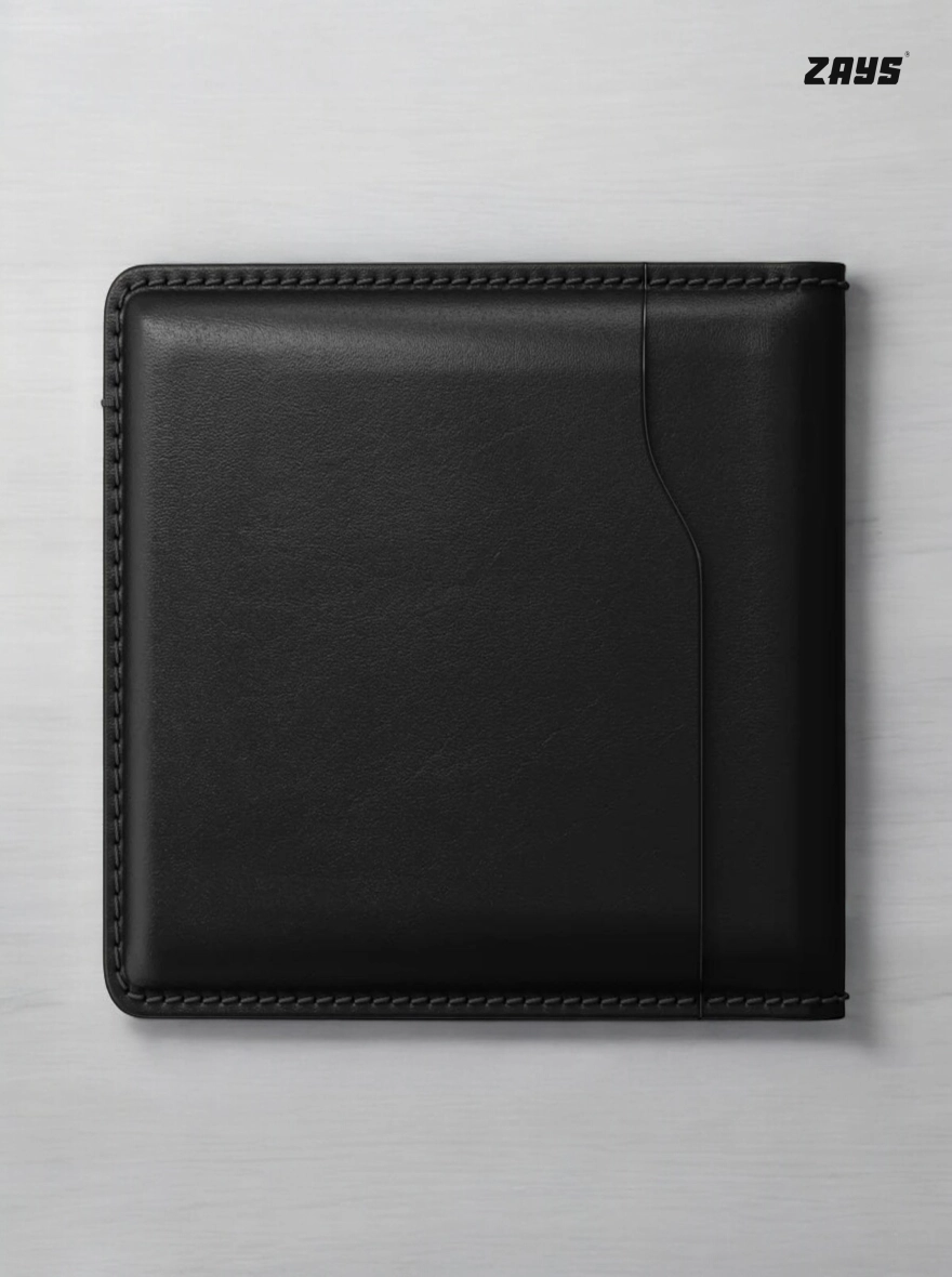 Zays Handcrafted Premium Leather Bifold Short Wallet