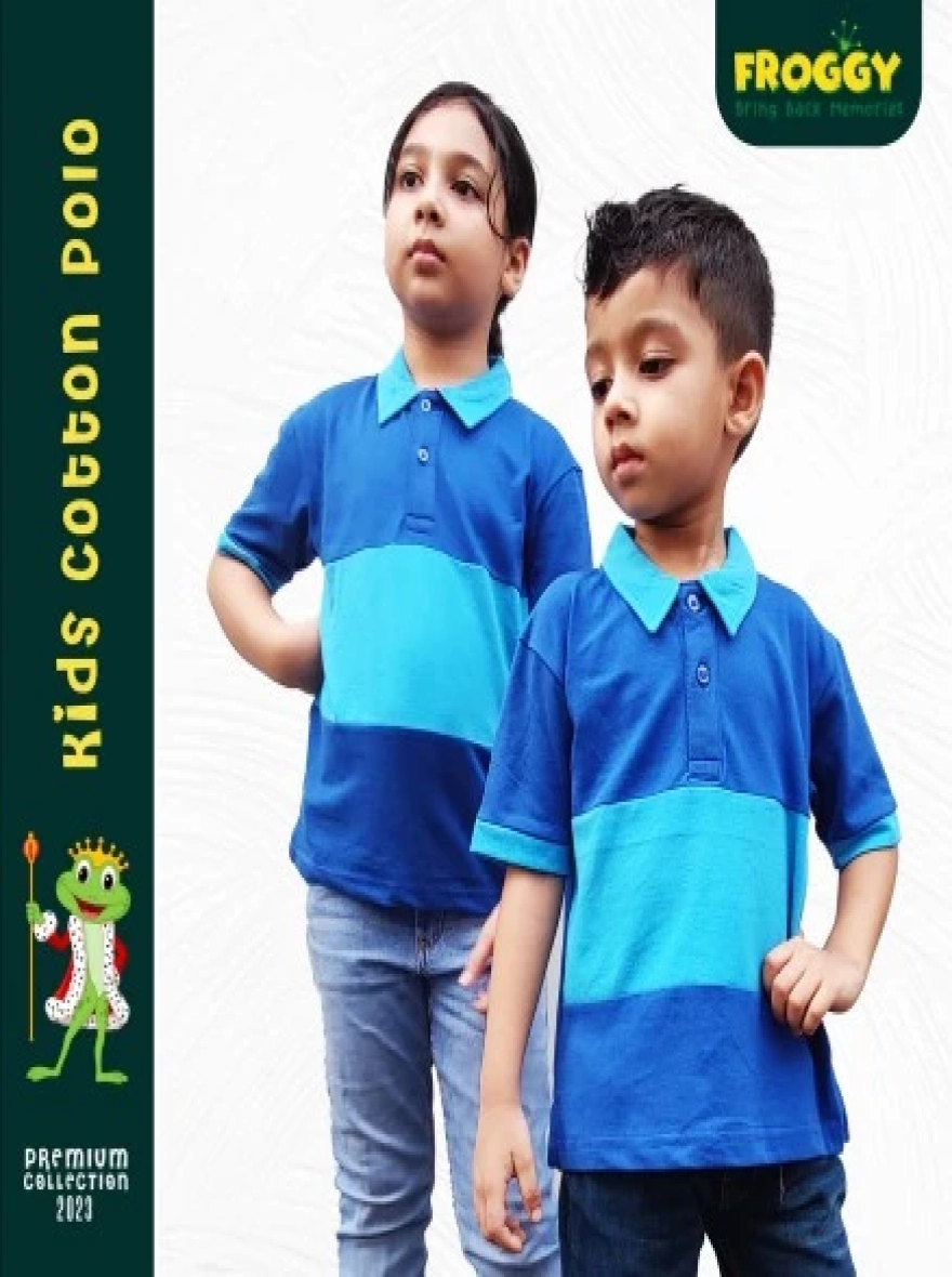 FROGGY KIDS PREMIUM COTTON POLO- M1