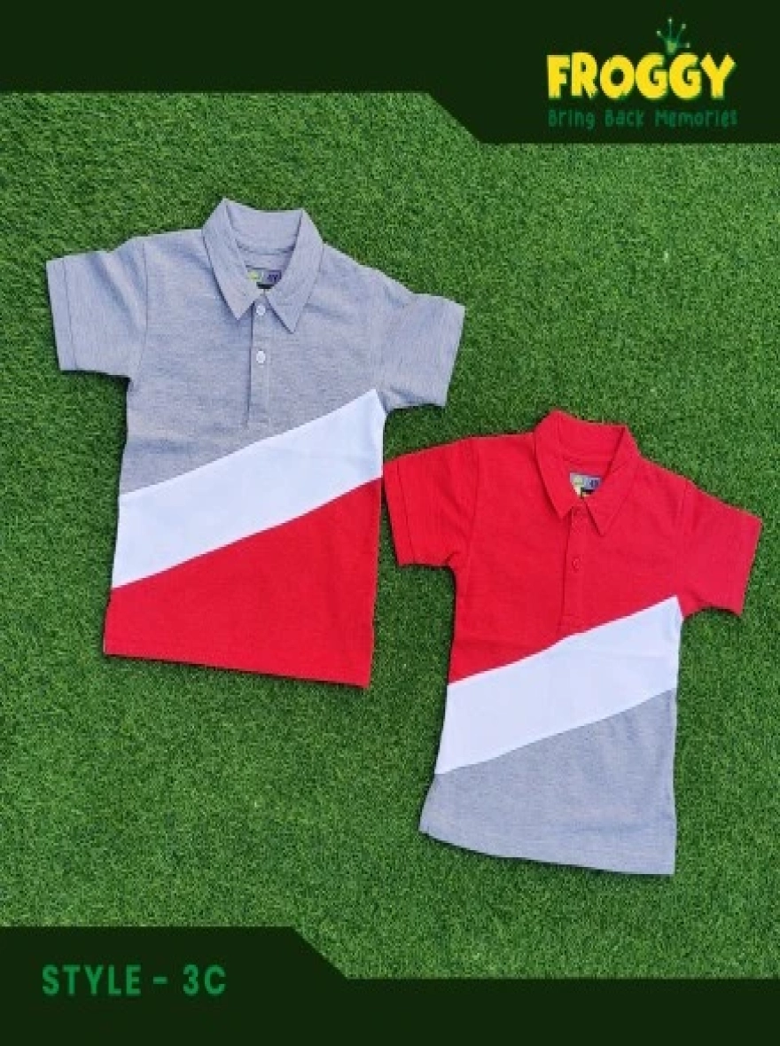 Froggy Kids Premium Cotton Polo Shirt - 3E