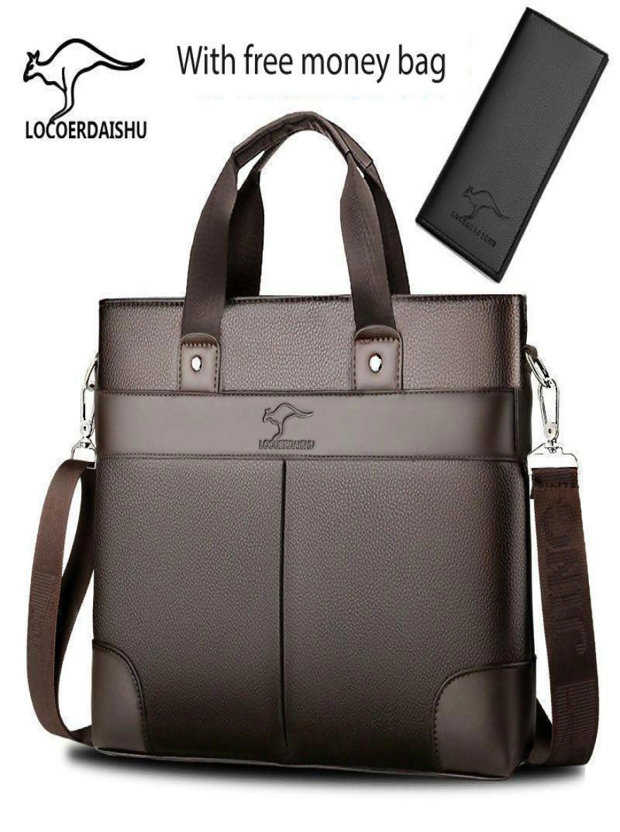 Stylish PU Leather Business Laptop Bag