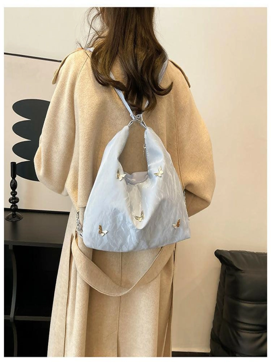 Multiposition Fashion Tote Bag with Cloud Charm for Girls