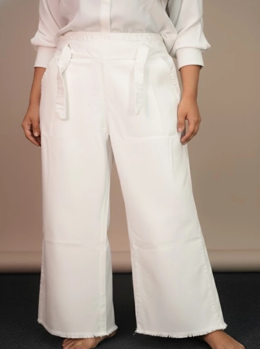 Stylish Women’s Soft Denim Plazzo Pants